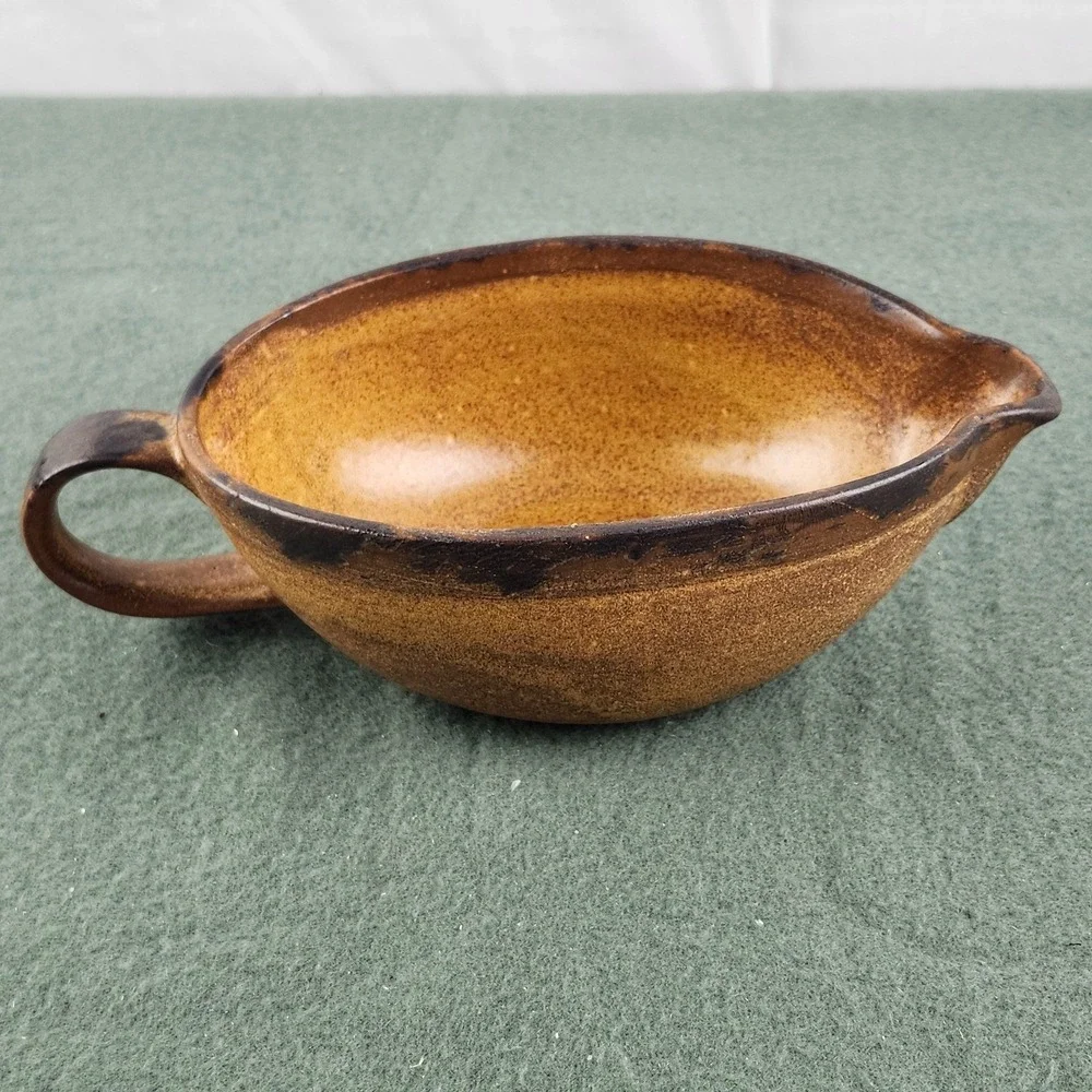 McCoy‎ Pottery Canyon Gravy Boat Bowl 7128 Lancaster CO USA Vintage